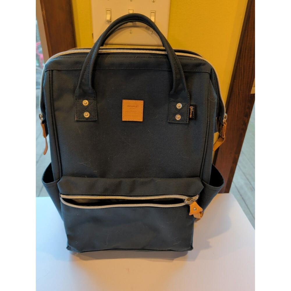 Himawari Blue Convertible Backpack - Wide Open Doctor Bag Style